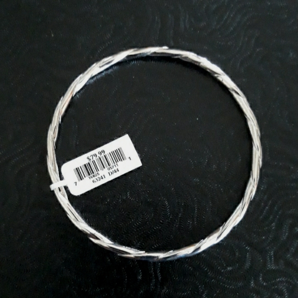 sterling silver bangle bracelet
